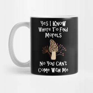 Morel Hunters Wild Mushroom Lovers Gift Idea Mug